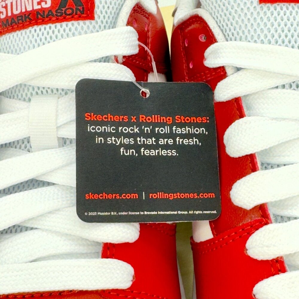 Rolling Stones x MN Red White Palmilla Marquee Hot Lips Sneakers Size 12 NEW! - Picture 10 of 10